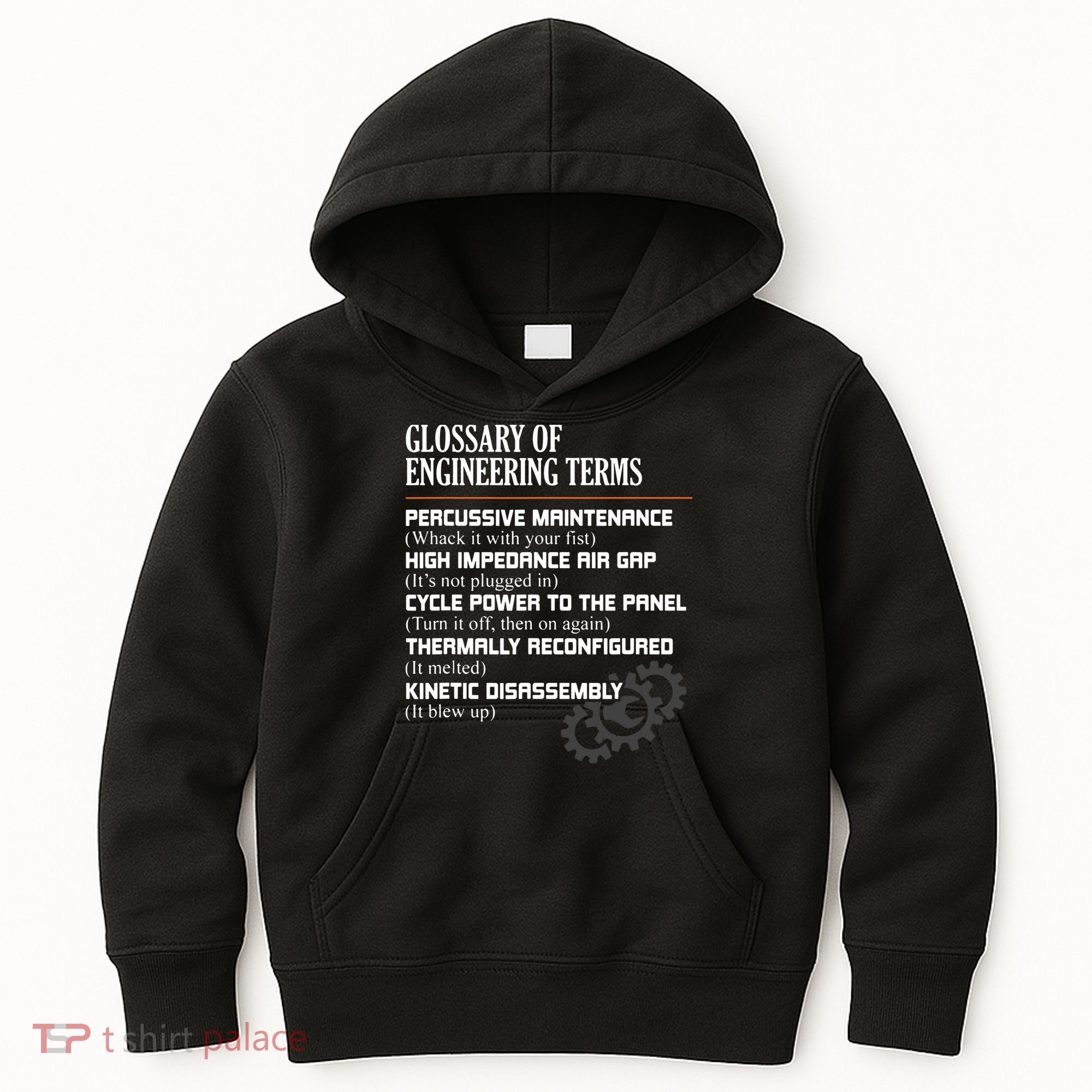 Glossary Of Engineering Terms Funny Engineer Definitions Kids Hoodie