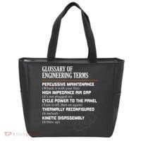 Glossary Of Engineering Terms Funny Engineer Definitions Tote Bag thumb 0