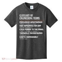 Glossary Of Engineering Terms Funny Engineer Definitions Kids T-Shirt thumb 0