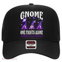 Gnome One Fights Alone Testicular Cancer Awareness Cute Gift Hat thumb 0