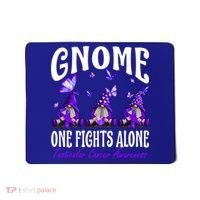 Gnome One Fights Alone Testicular Cancer Awareness Cute Gift Mousepad thumb 0
