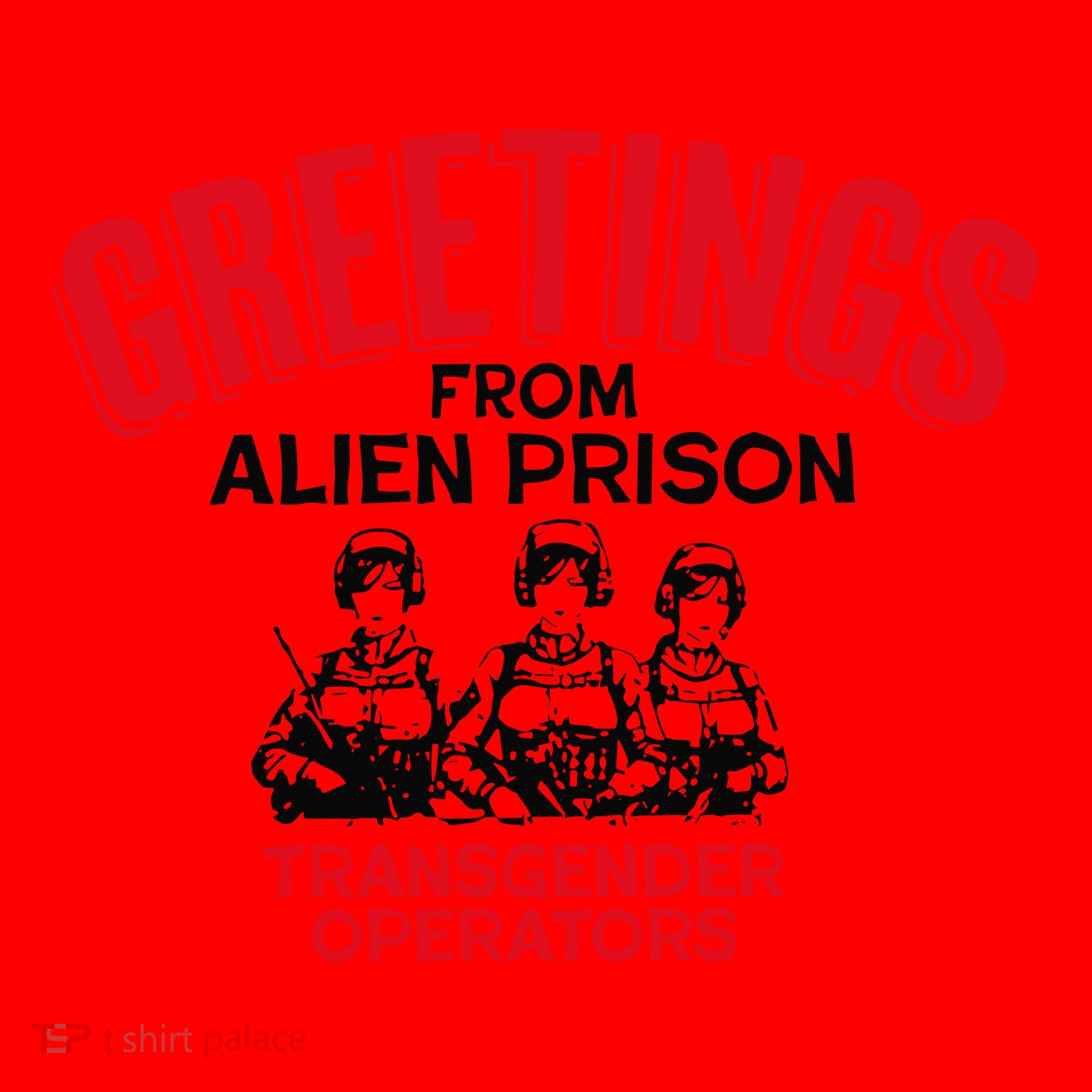 Greetings Operators From Alien Prison Santa Hat