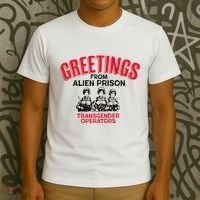 Greetings Operators From Alien Prison T-Shirt thumb 3