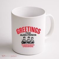 Greetings Operators From Alien Prison Coffee Mug thumb 1