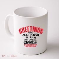 Greetings Operators From Alien Prison Coffee Mug thumb 0