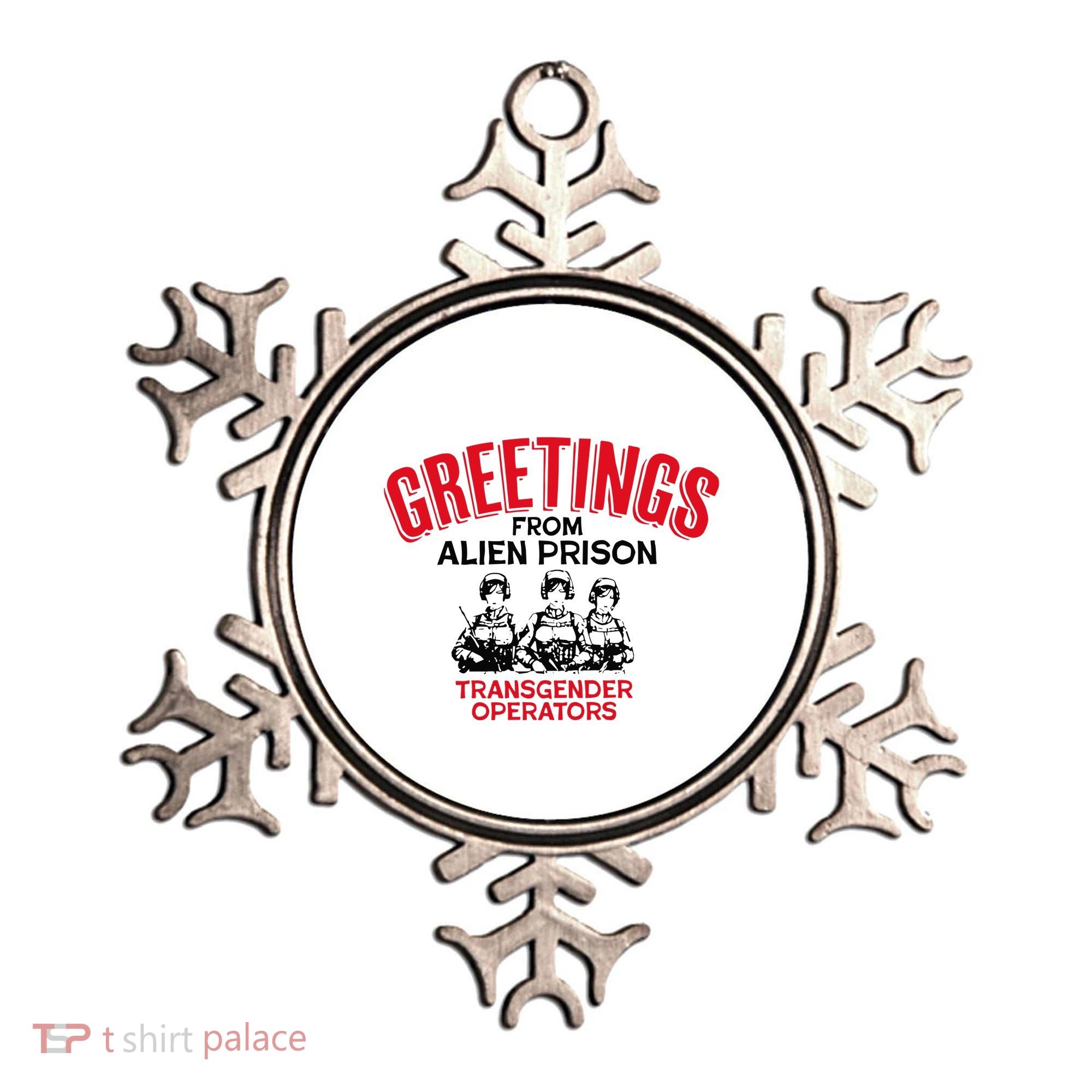 Greetings Operators From Alien Prison Ornament