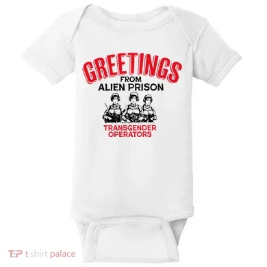 Greetings Operators From Alien Prison Baby Bodysuit