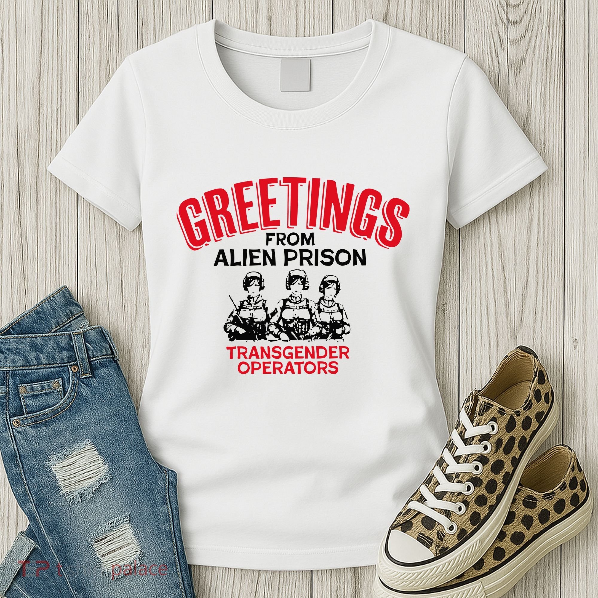 Greetings Operators From Alien Prison Women's T-Shirt