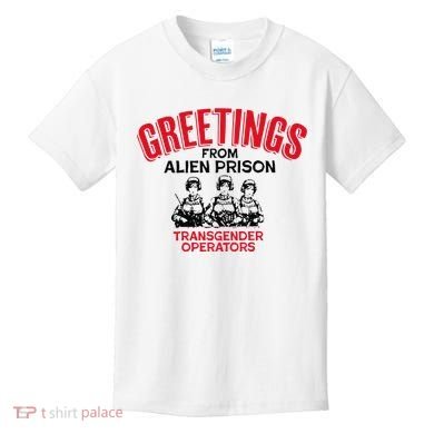Greetings Operators From Alien Prison Kids T-Shirt