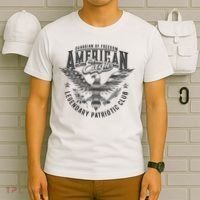 Guardian Of Freedom American Eagle Legendary Patriotic Club T-Shirt thumb 6
