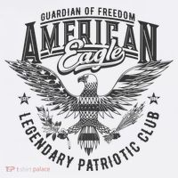 Guardian Of Freedom American Eagle Legendary Patriotic Club T-Shirt thumb 7