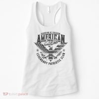 Guardian Of Freedom American Eagle Legendary Patriotic Club Women's Tank Top thumb 0