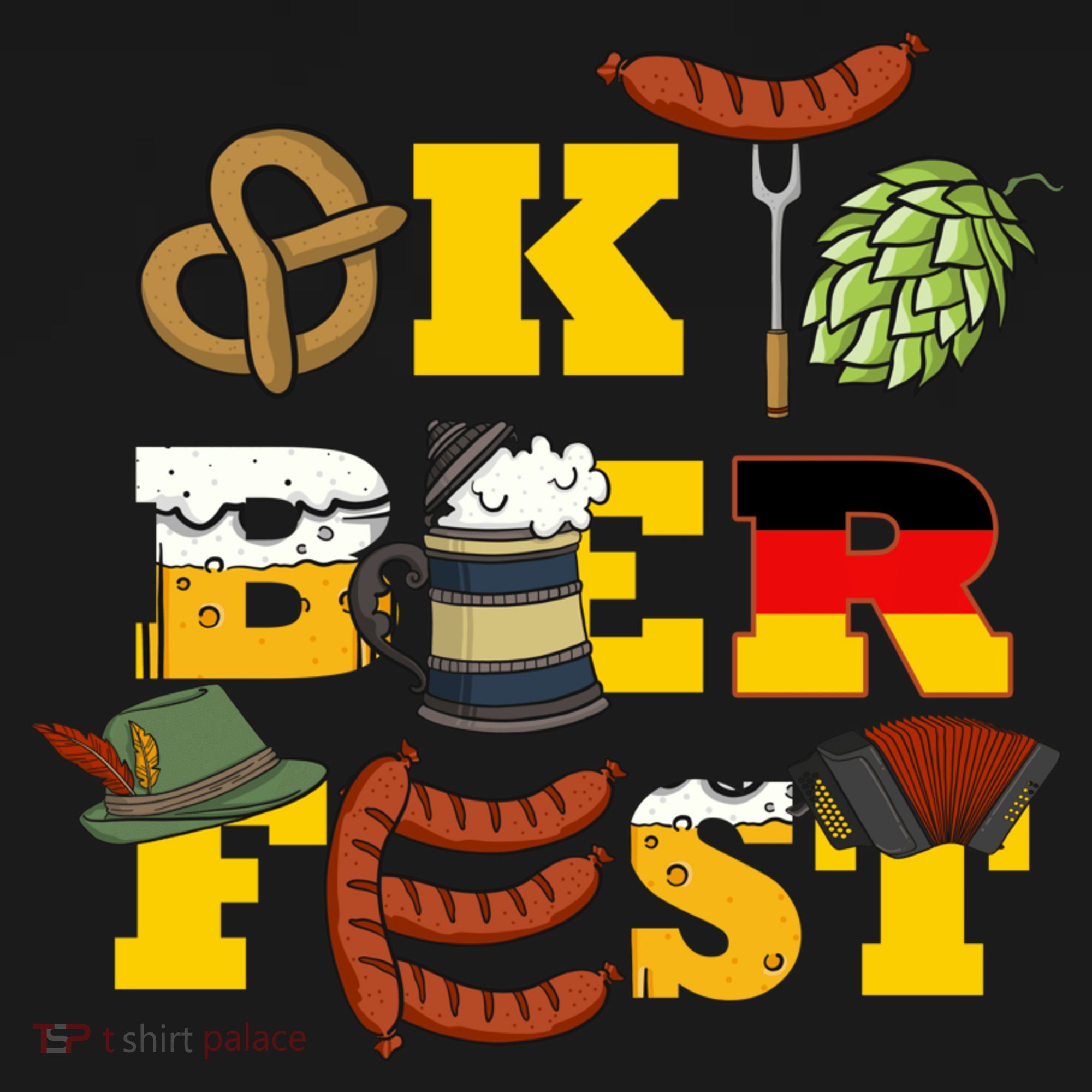 German Oktoberfest Funny Oktoberfest Costume Oktoberfest T-Shirt