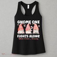 Gnome One Fights Alone Peach Uterine Cancer Awareness Women's Tank Top thumb 3