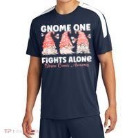 Gnome One Fights Alone Peach Uterine Cancer Awareness Sport-Tek Competitor United Soccer Jersey thumb 0