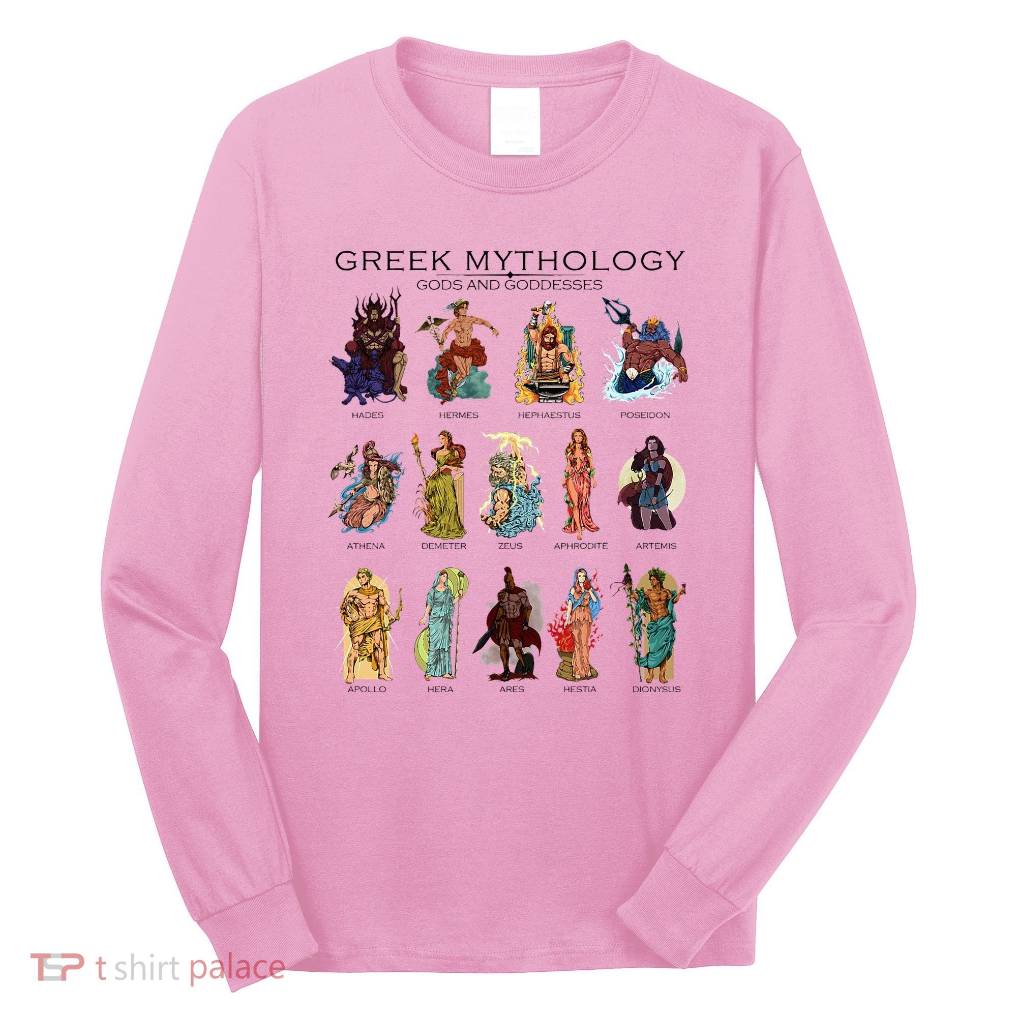 Gods Of Greek Mythology Long Sleeve Shirt