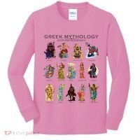 Gods Of Greek Mythology Kids Long Sleeve Shirt thumb 0