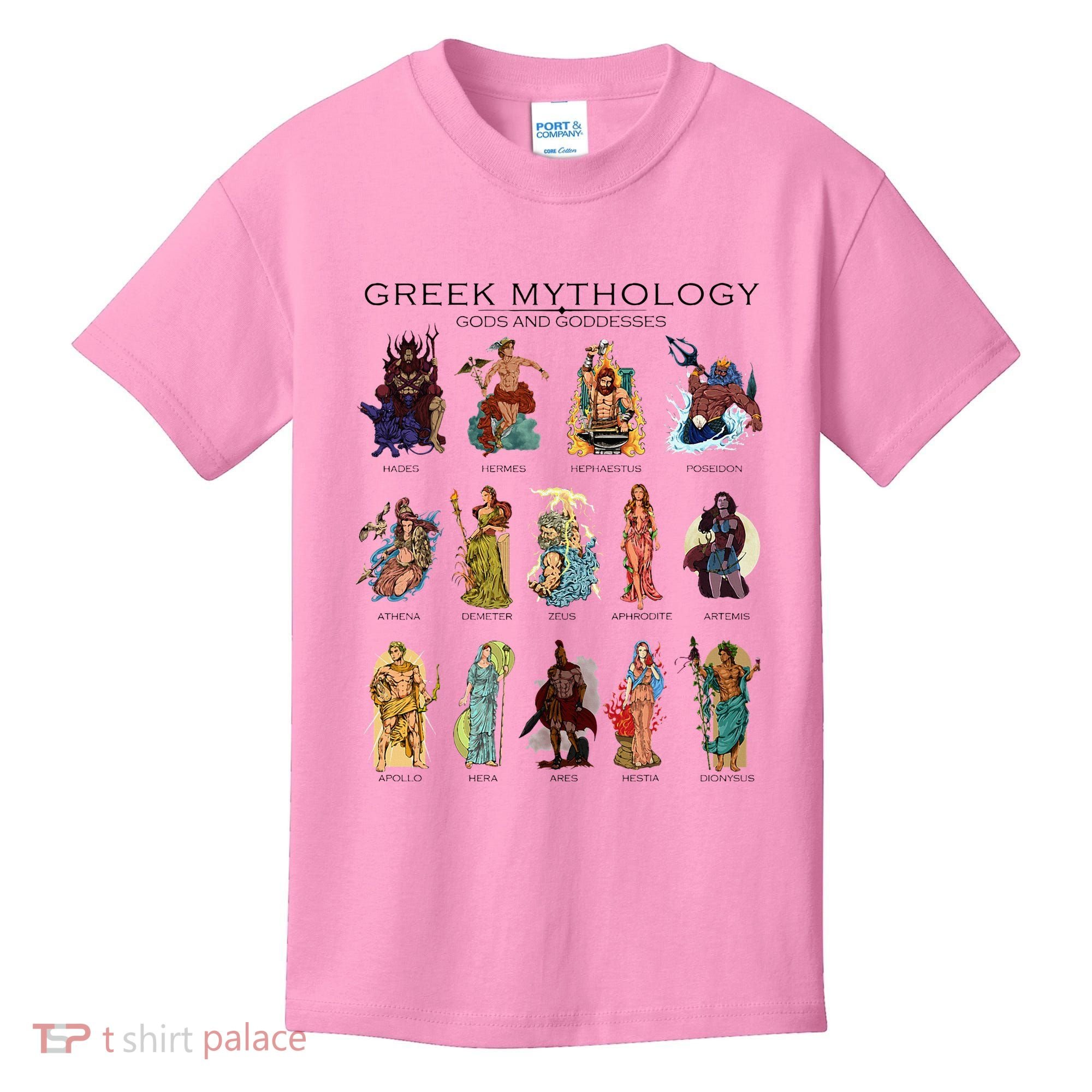 Gods Of Greek Mythology Kids T-Shirt