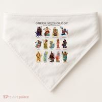 Gods Of Greek Mythology USA-Made Doggie Bandana thumb 0