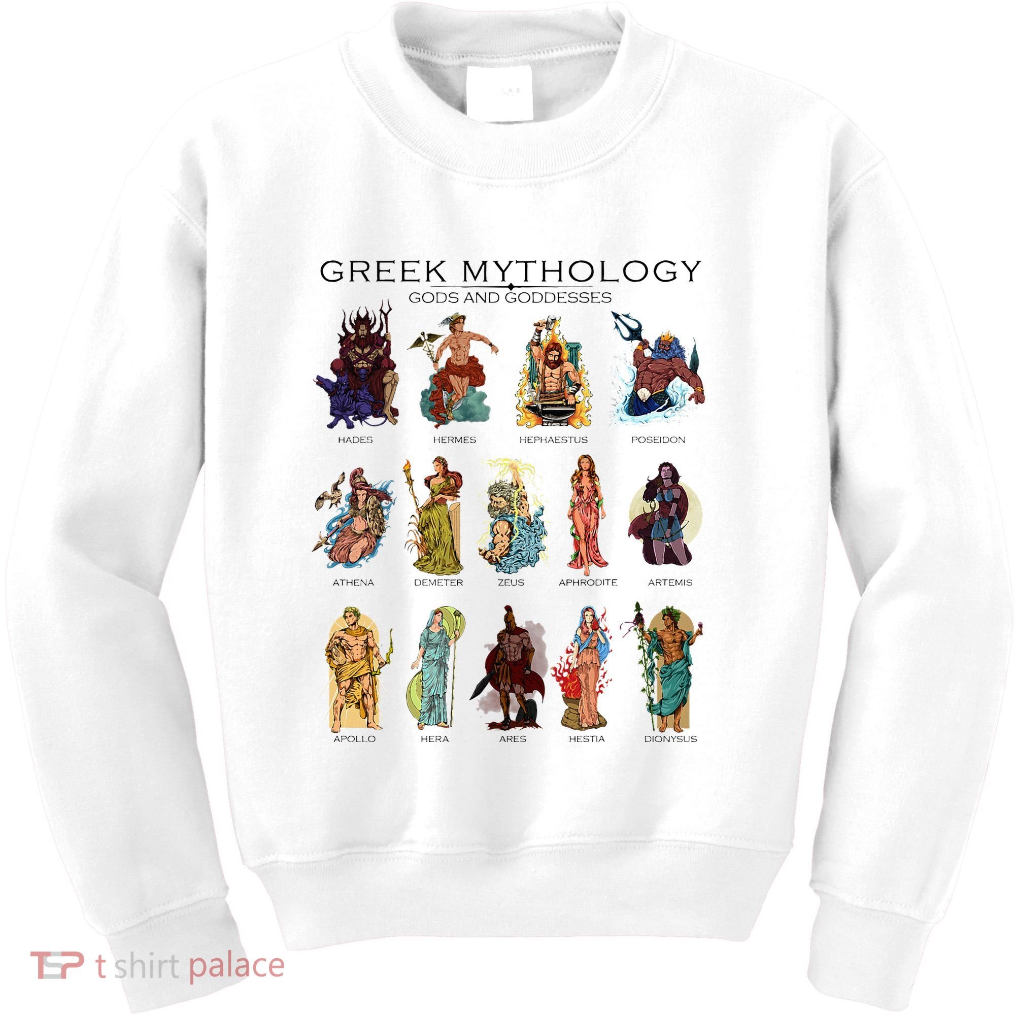 Gods Of Greek Mythology Kids Sweatshirt