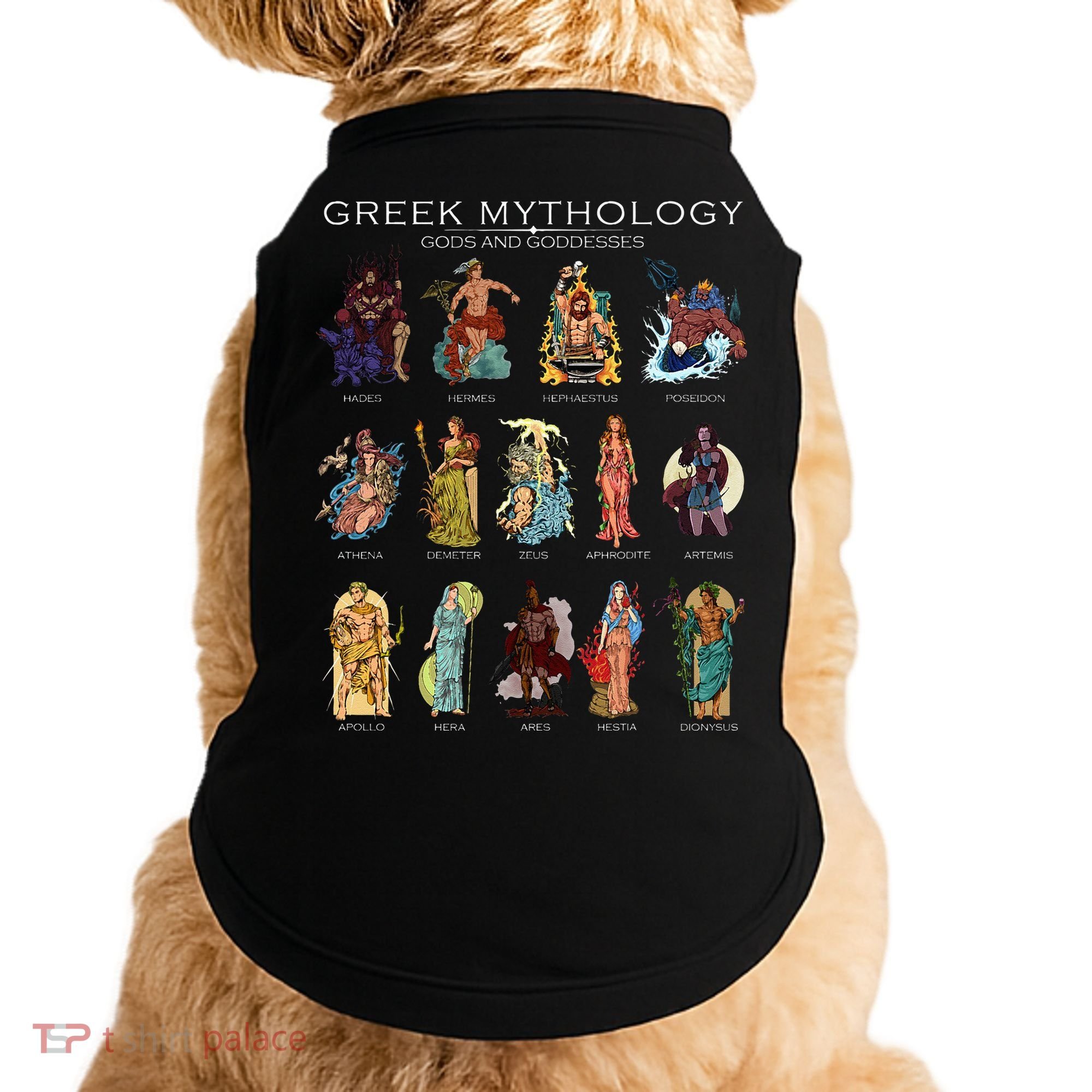 Gods Of Greek Mythology Doggie Tank