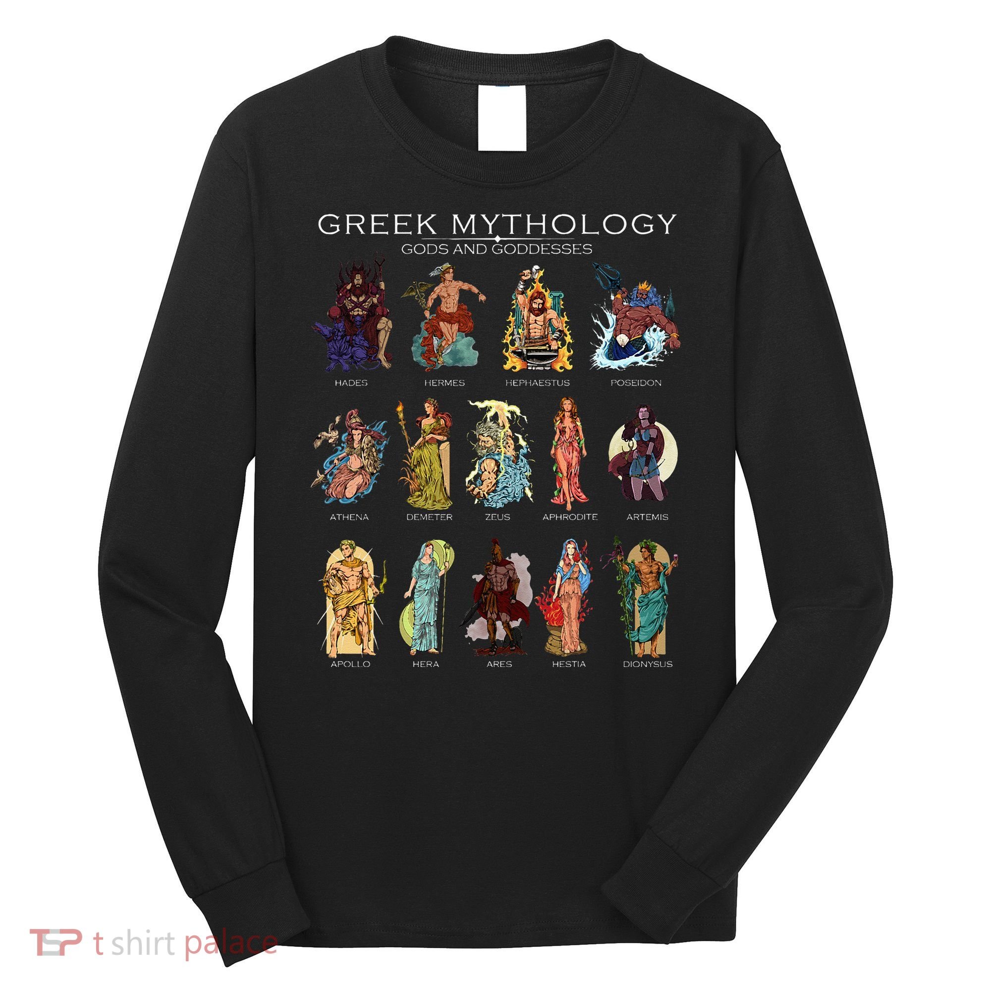 Gods Of Greek Mythology Long Sleeve Shirt