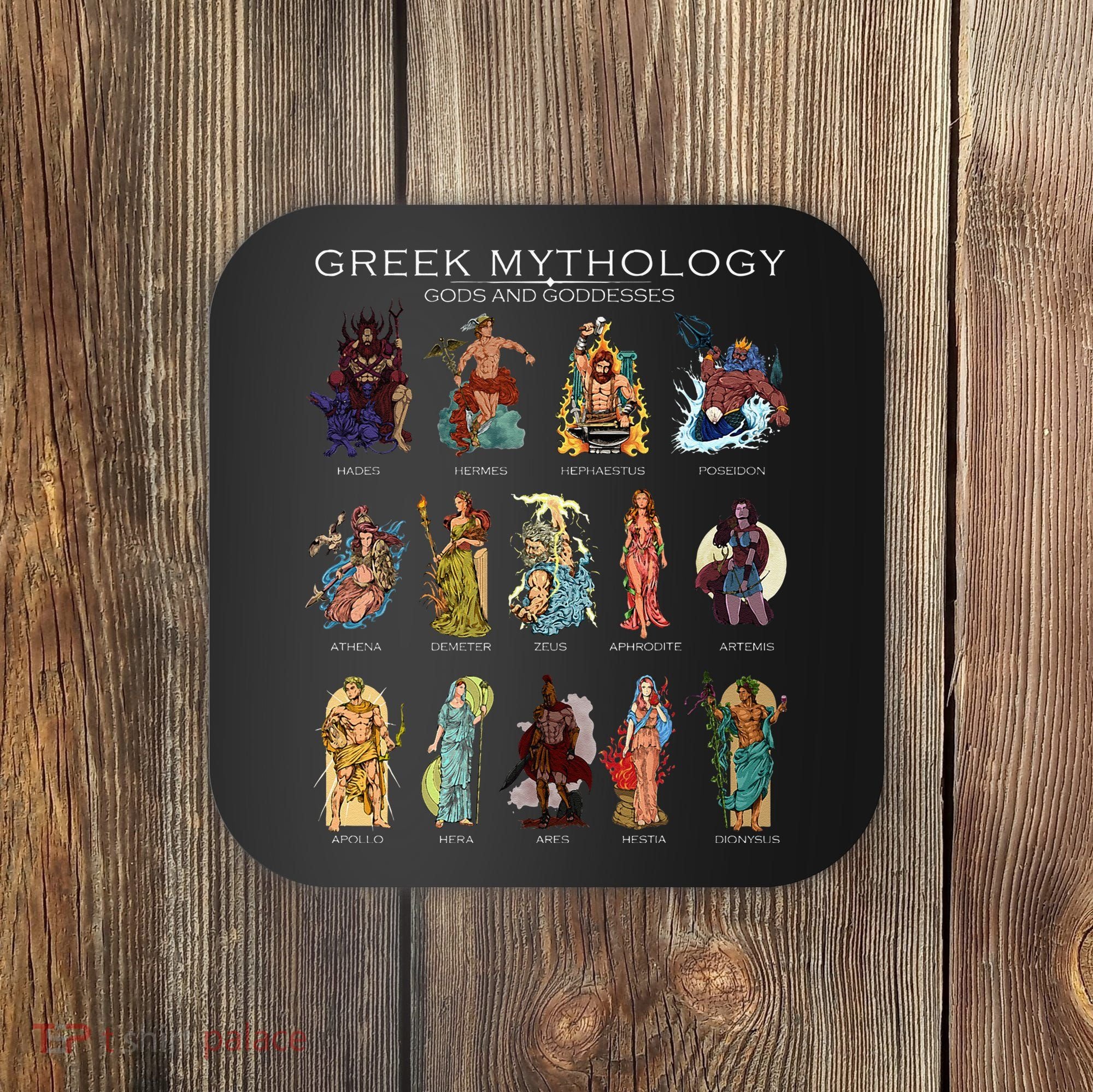 Gods Of Greek Mythology Coaster