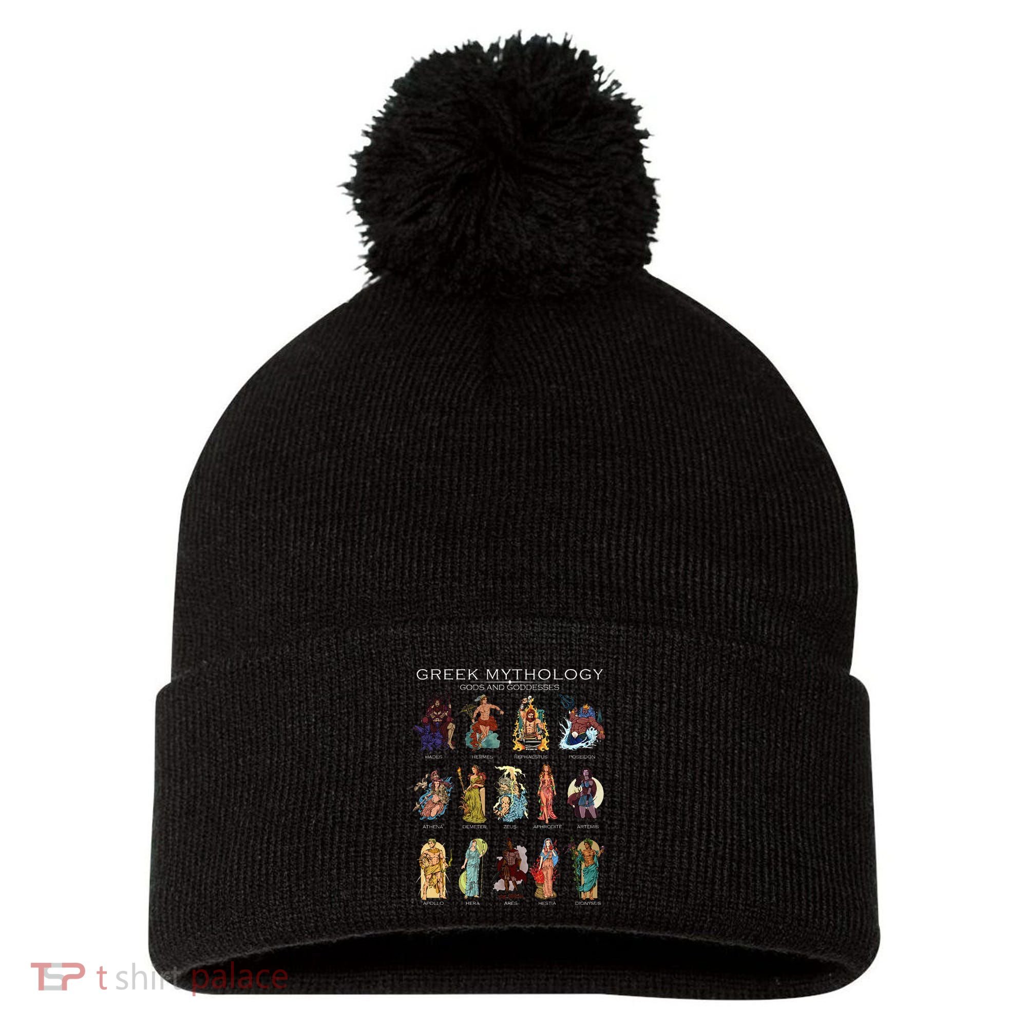 Gods Of Greek Mythology Pom Pom 12in Knit Beanie