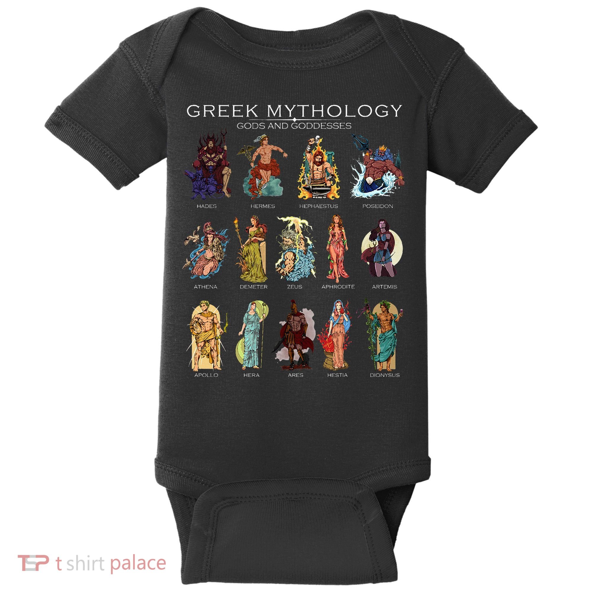 Gods Of Greek Mythology Baby Bodysuit