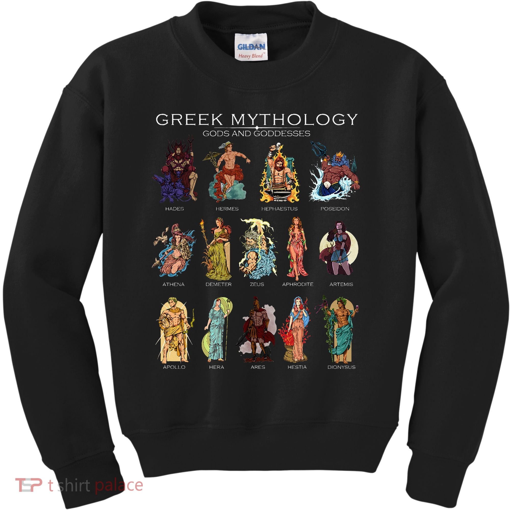 Gods Of Greek Mythology Kids Sweatshirt