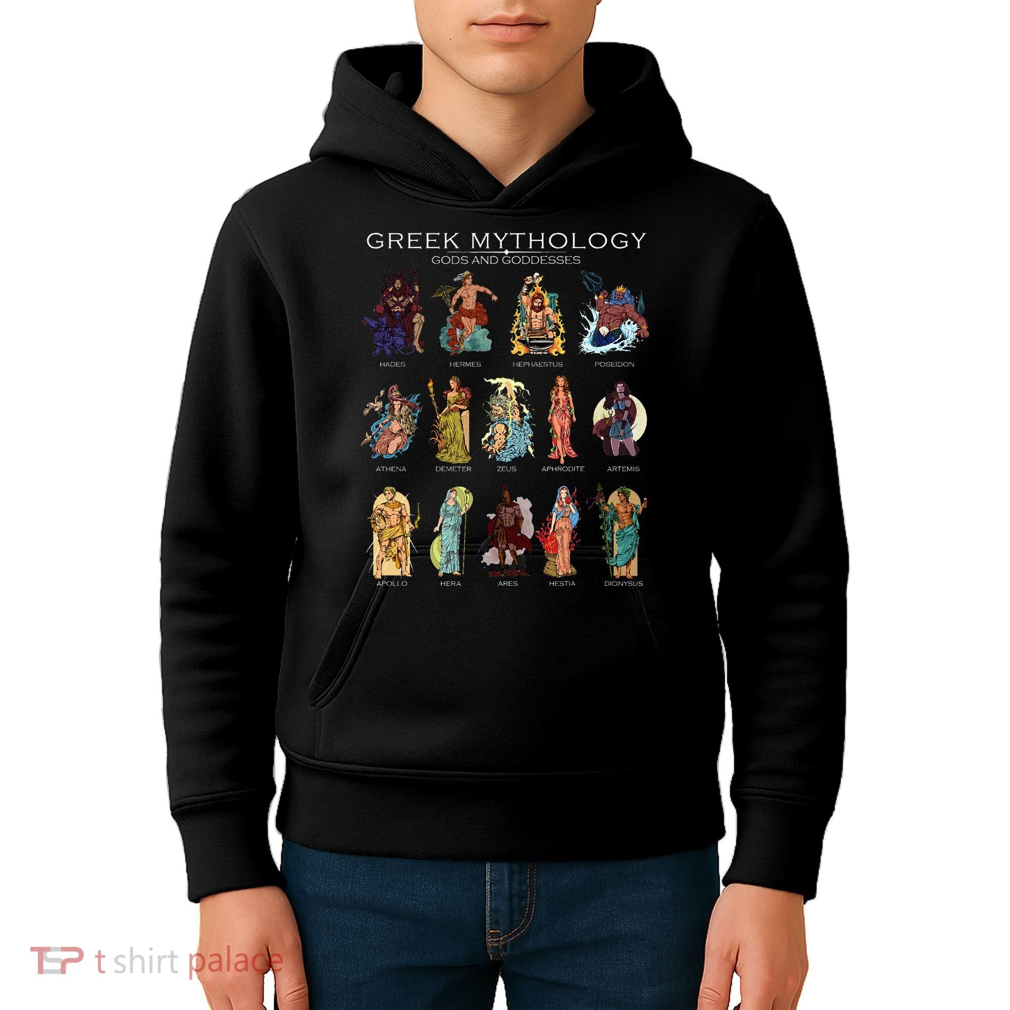 Gods Of Greek Mythology Kids Hoodie