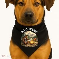 Go Outside USA-Made Doggie Bandana thumb 1