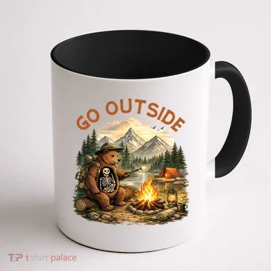 Go Outside Coffee Mug back