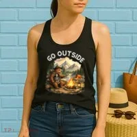 Go Outside Women's Tank Top thumb 2