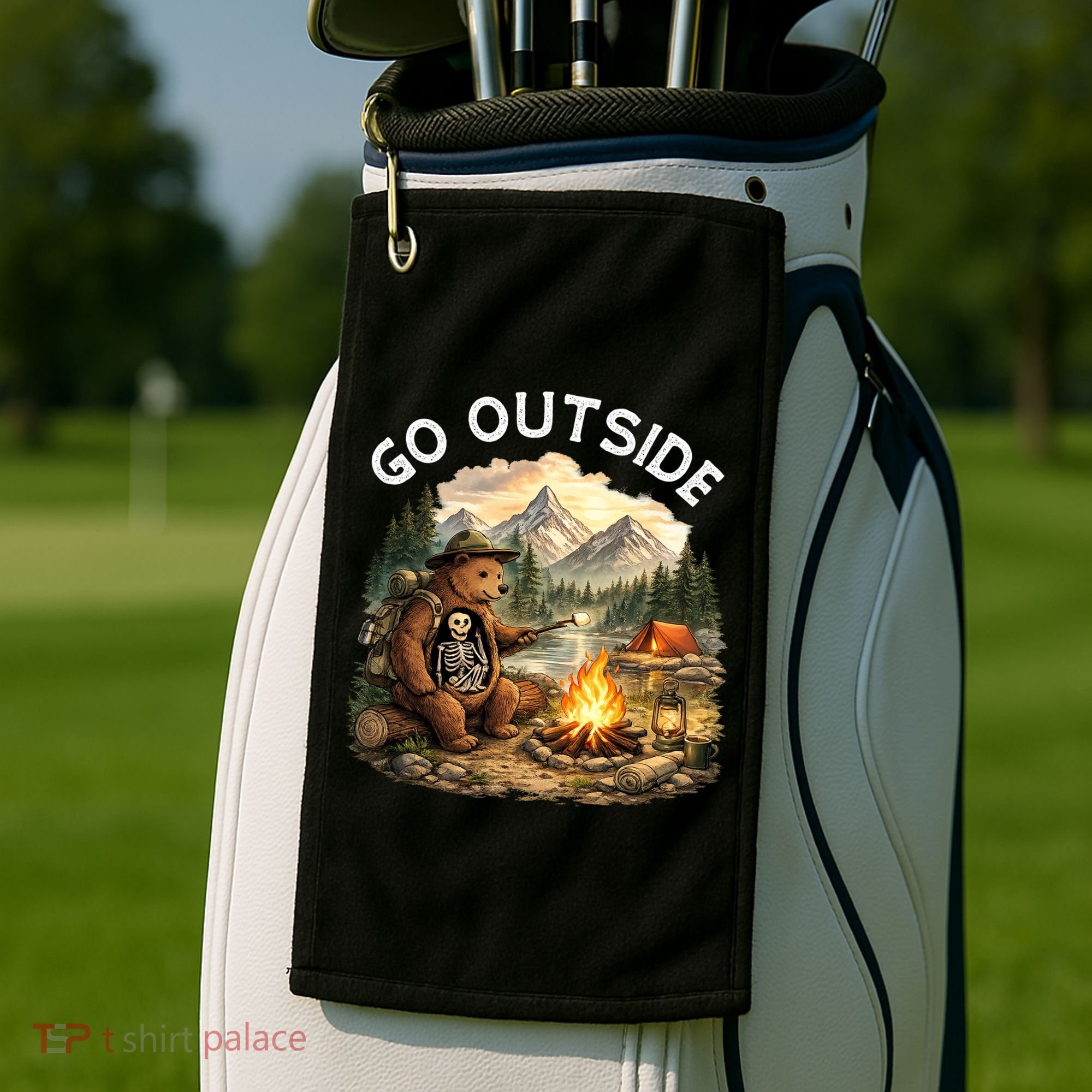 Go Outside Golf Towel