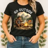 Go Outside Women's T-Shirt thumb 2