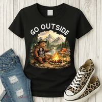 Go Outside Women's T-Shirt thumb 3