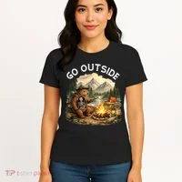 Go Outside Women's T-Shirt thumb 4