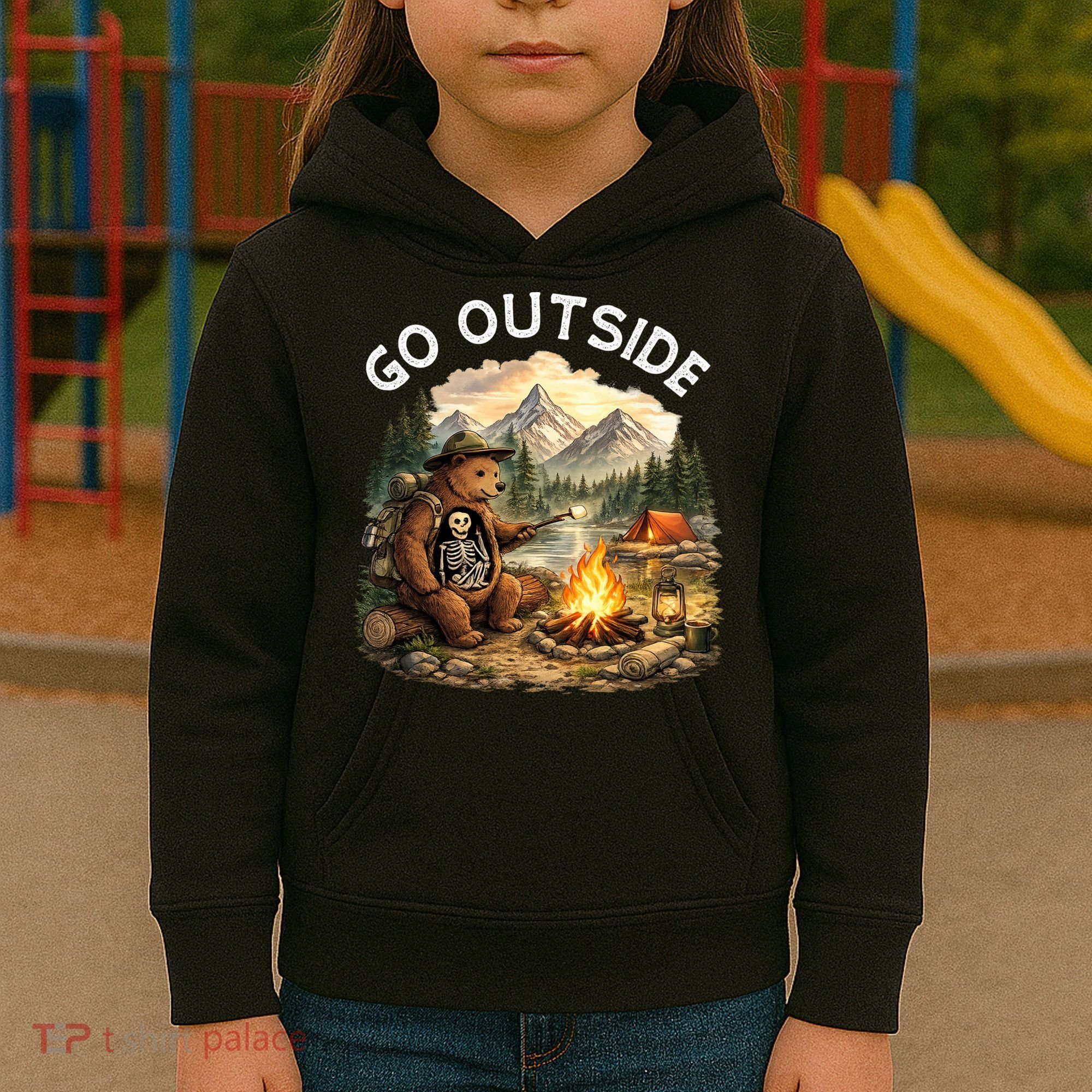 Go Outside Kids Hoodie