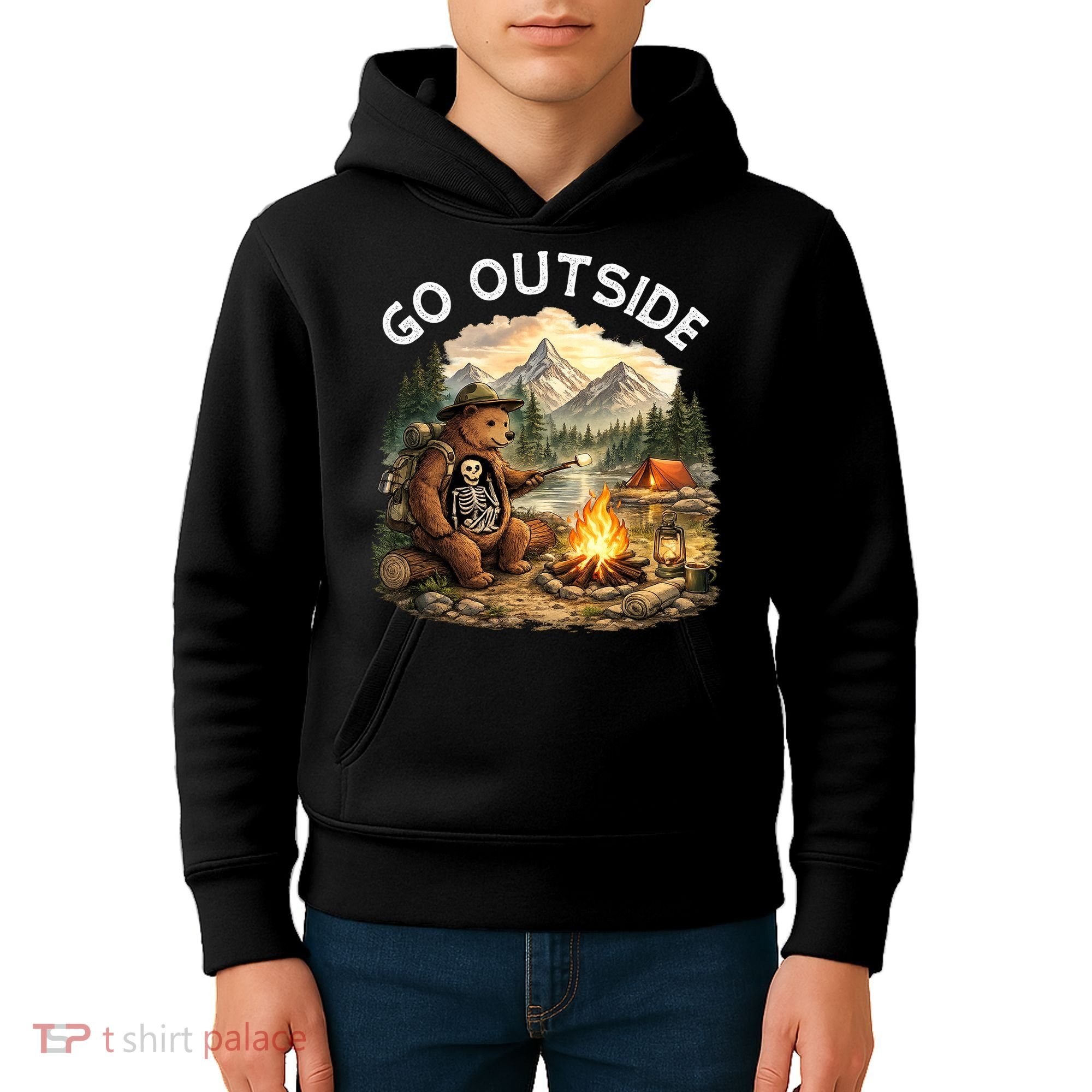 Go Outside Kids Hoodie