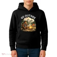 Go Outside Kids Hoodie thumb 4
