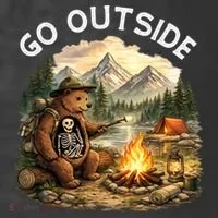 Go Outside Women's Hoodie thumb 2