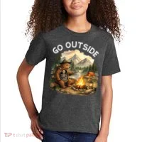 Go Outside Kids T-Shirt thumb 2