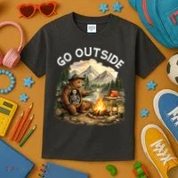 Go Outside Kids T-Shirt thumb 3