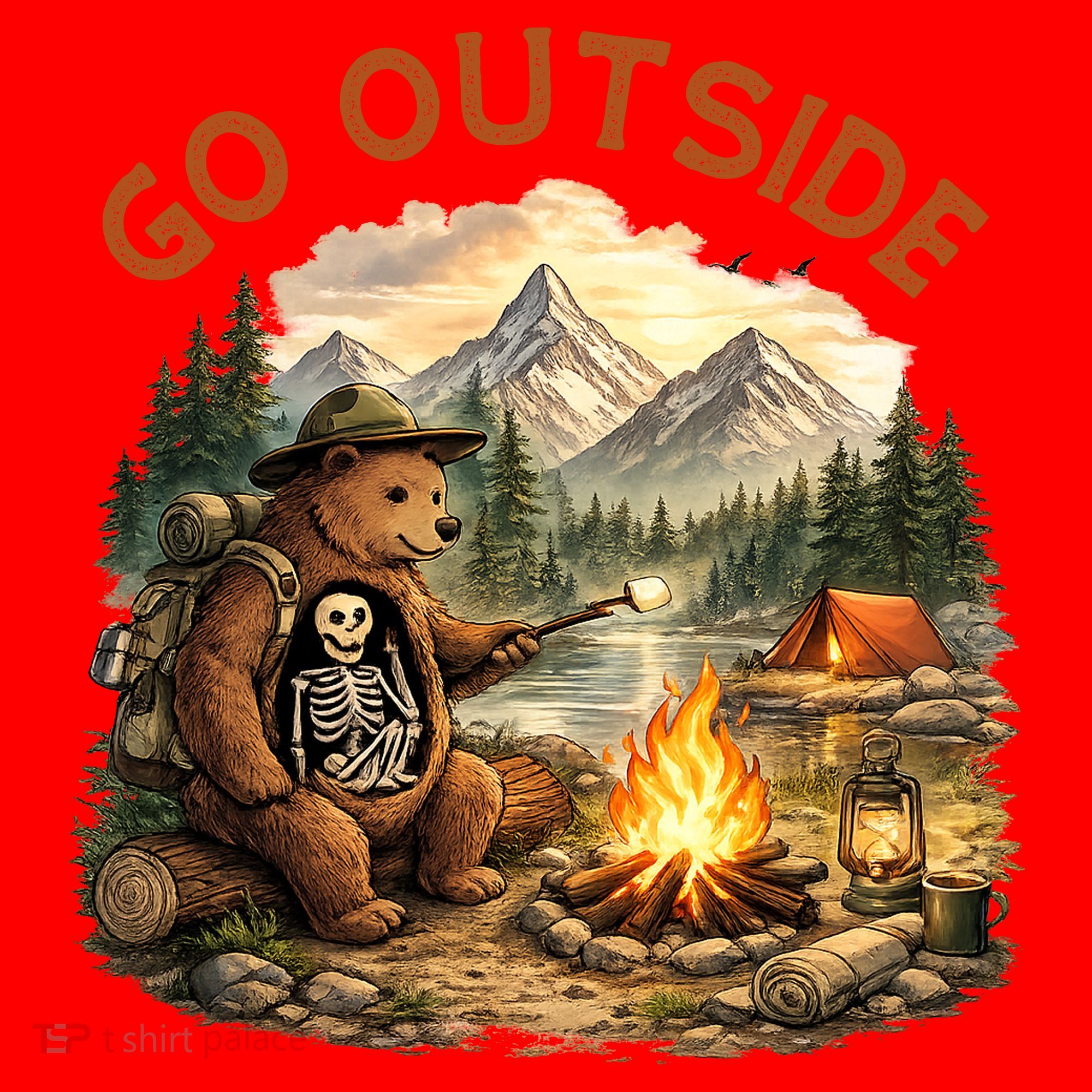Go Outside Santa Hat