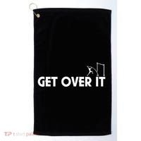 Get Over It Pole Vault Golf Towel thumb 0