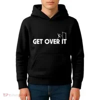 Get Over It Pole Vault Kids Hoodie thumb 4