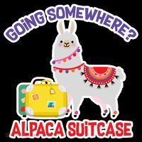 Going Somewhere Alpaca Suitcase Backpack thumb 2