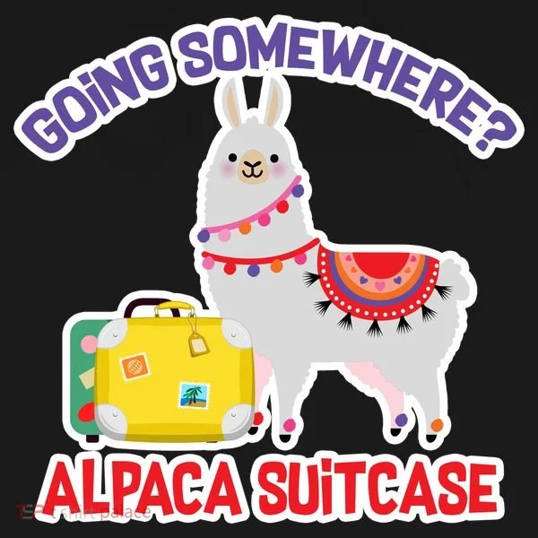 Going Somewhere Alpaca Suitcase Backpack