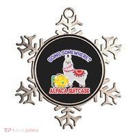 Going Somewhere Alpaca Suitcase Ornament thumb 0